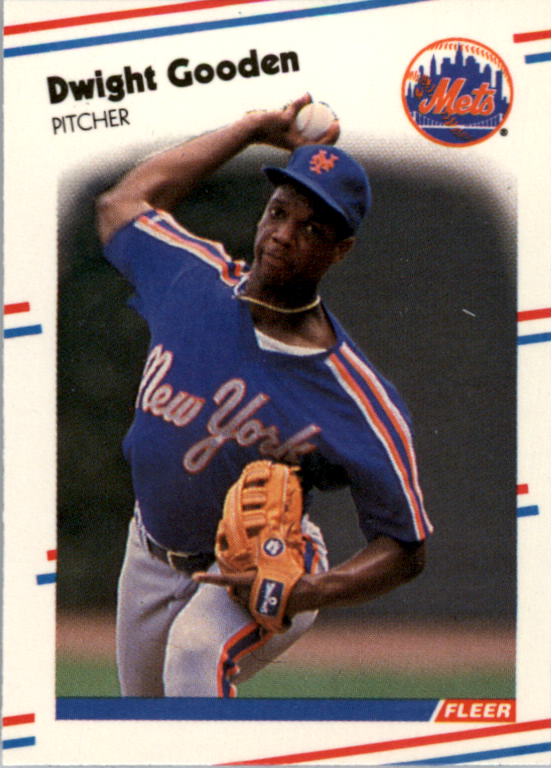 1988 Fleer Mini Baseball Cards 092      Dwight Gooden